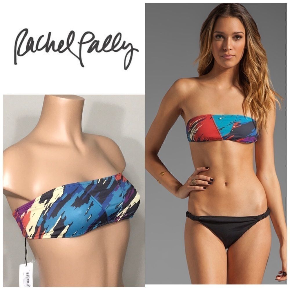 Rachel Pally Majorca bandeau bikini top. NWT
